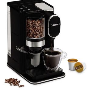Cuisinart Black and Silver Grind & Brew Coffeemaker (new in box)